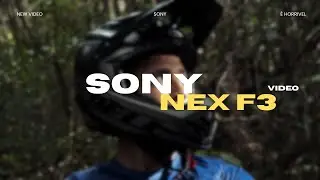 Gravei uma descida de downhill com a sony nex f3 e a lente do kit 16-50 f5.6
