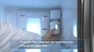 Hoe vervang ik het interne waterfilter van de Samsung side-by-side koelkasten?
