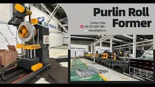 C and U profile production line / roll former purlin line / Machine to make u purlins