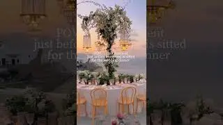 Dreamy wedding under sunset✨