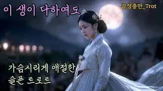 가슴 시리게 애절한 슬픈 트로트_이 생이 다하여도 #트로트 #k-trot #감성트로트 #애절한노래 #슬픈노래 #슬픈트로트