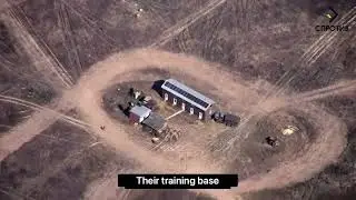 Ukrainian HIMARS strike on Russian military personnel near Prymorske, Kherson Oblast