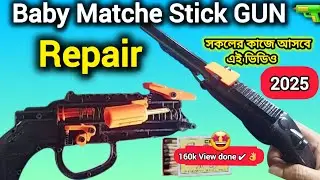 Match stick gun repair // Diwali Matchstick Gun repair//Matche Gun repair setup at home