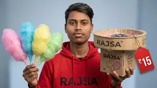 ₹15 Me Cotton Candy Machine Bana Di 😱