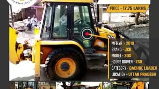 JCB Backhoe Loader For Sale on Loaders & Dozers App| Buy JCB Backhoe Loader online on L&D App