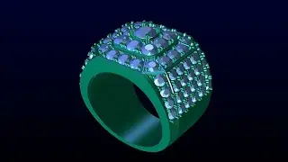 How to design ring with 3d #228 #umphumrin #jewelrydesign #trending