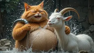 Orange Cat Cooked Chicken (Goat)