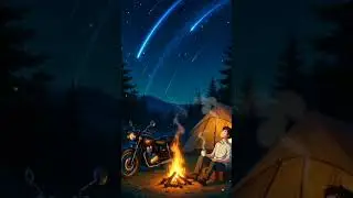 &ldquo;Coffee, fire, stars&hellip; and a quiet heart 🌌☕&rdquo;