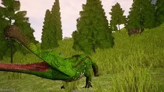 Gameplay del sarcosuchus | the cursed isle 