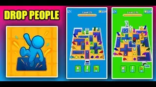 Drop People Game Unity Source Code with Admob Ads Integrated