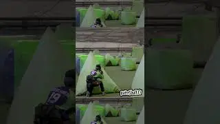 Slow-motion paintball shots #shorts  #paintball #finnishpaintball #paintballfi