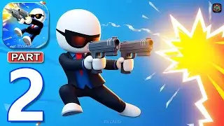 Johnny Trigger - Gameplay Walkthrough Part 2 - Stickman Bullet Rush Adventure (Android, iOS)