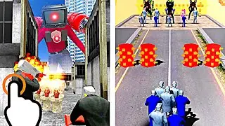 Monster Battle Survivor - Crowd Monster Skibidi Toilet Run - All Levels iOS Android GamePlay #2