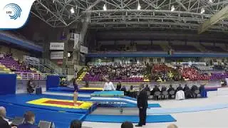 Lucy STEELE (GBR) - 2016 Double Mini-Trampoline junior Europeans, final