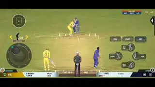 Real Cricket 22 David Warner Century in multiplayer game