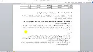 معدلات التحميل والاجراءات المحاسبيىة لـل ت. ص. غ. م/أعمال/ثالثة/كلية الكوت