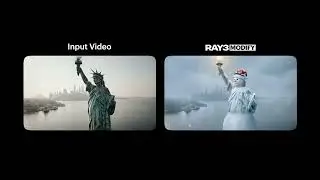 Ray3 Modify: Holiday Transformations of Global Landmarks (85/100)