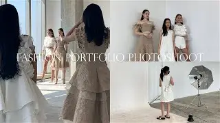 vlog | my life as fashion student in Jakarta + fashion portfolio photoshoot