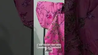 Handwork on Pink Pure organza suit #Pink punjabi suit pB29 27SDC
