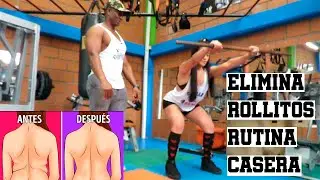 Eliminar rollitos | ABDOMEN CINTURA Y ESPALDA BAJA | 10 minutos