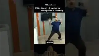 PPT read kr li bas, .#memes #collagememes #freshmeme#nlu #proffeser #paisa #chalo