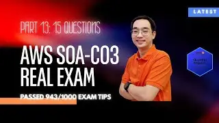 🌟 [Latest] AWS SOA-C03 Real Exam | Part 13: Q116-130 | Security and Automation