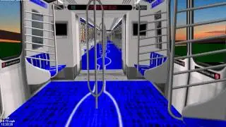 OpenBVE New York City Subway Car Concept for R211 Demonstration (Diaphragms)