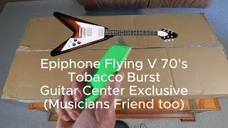 Epiphone Flying V 70's Tobacco Burst Guitar Center Exclusive Gibson