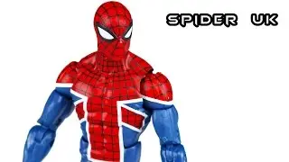 Marvel Legends SPIDER UK Sandman Wave Action Figure Toy Review