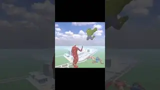 MONSTER Titan Vs Super HERO Fight #shorts #gta