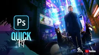 John wick Photoshop Manipulation Speed Art  Ps Advisor
