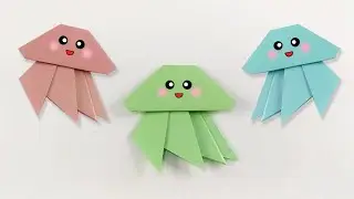 Cara Membuat Origami Ubur Ubur