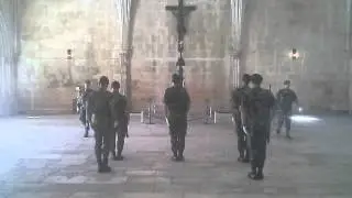 Render da guarda do soldado desconhecido no Mosteiro da Batalha