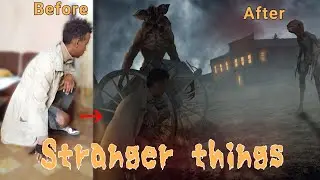 Stranger Things Photo Manipulation Editing | Speed Art