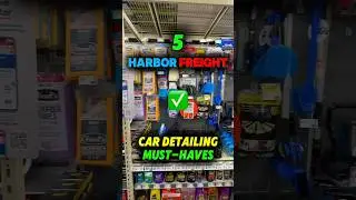 5 Must-Have Car Detailing Products & Tools from Harbor Freight #cardetailingtips