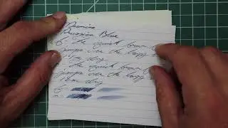 Diamine Prussian Blue Fountain Pen Ink #fountainpenink #fountainpens