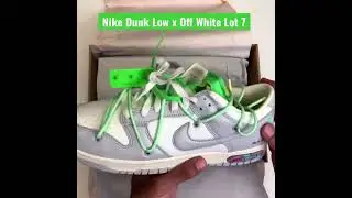 Nike Dunk x Off White Lot 7 unboxing