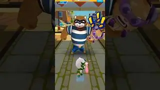 Talking Tom Hero Das: Angela Fight Raccoon #ytshorts #talkingtom #androdgames