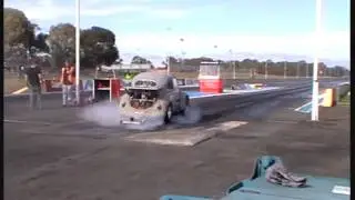 VW BUG Quick 12 second 1/4 mile drag race
