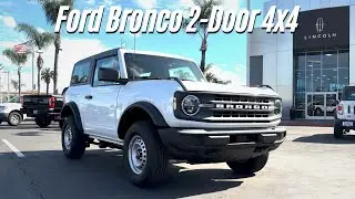 Обзор Ford Bronco Base 2-дверный 4x4 2025 года выпуска.
