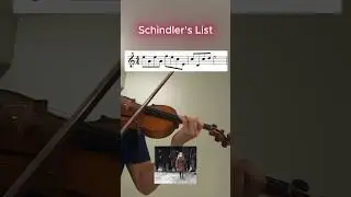 Schindler's List (Violin Play Along)