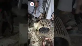 how to remove motor copper #technical #coil #coir
