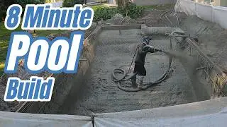 Pool Construction Time Lapse 2024 Florida