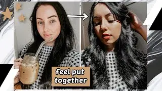 Quick Quarantine Makeup ☕🏡 FEEL PUT TOGETHER in 15 minutes