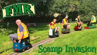Scamp Invasion at the Fancott Miniature Railway