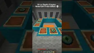 Playing Minecraft Free Edition 😂 #minecraft #shorts