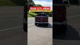 2019 RAM 1500 5.7L HEMI V8 w/ TRUE DUAL STRAIGHT PIPES @exhaustaddicts
