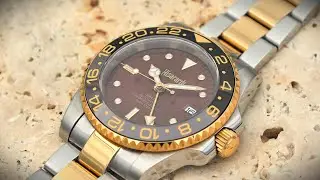Custom NH34 GMT Rootbeer Mod: Two Tone Submariner Style Build
