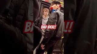 Дерзкий хулиган быстро усмиряется!😳
