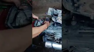 back light wiring #bike #automobile #splendorplus #bicyclemechanic #engine #bicyclerepair